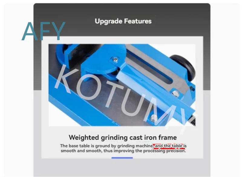for Cutting Machine High Power Industrial Grade 400 Profile Cutting Machine for All Copper Motor 3KW Three Phase 380V Metal