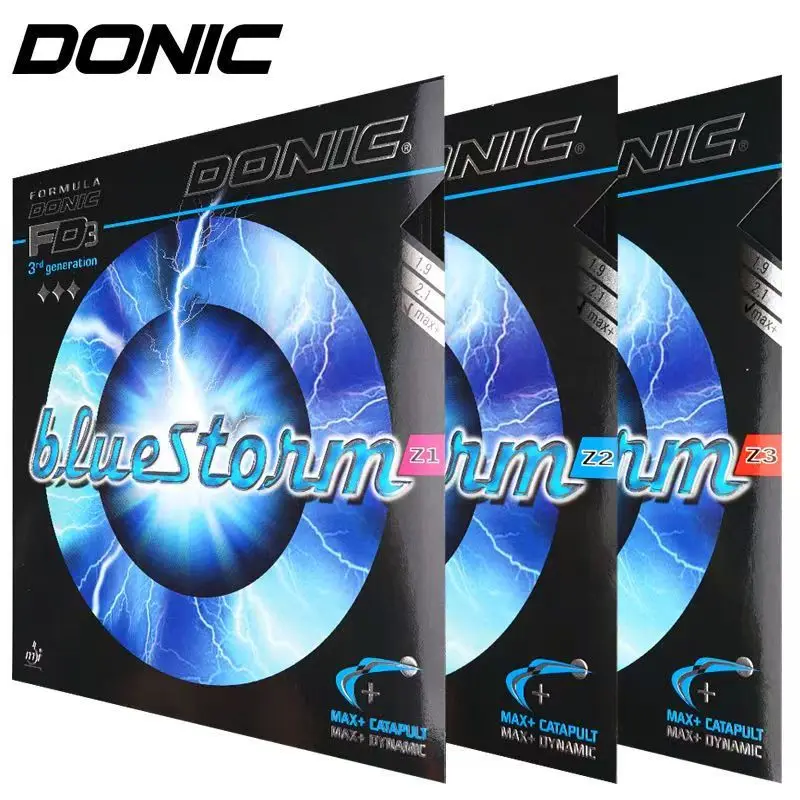 

DONIC Blue Storm Fire Z1Z2Z3 усиленная резиновая крышка для настольного тенниса, резиновая поверхность, импортная, с внутренней энергией, 13041