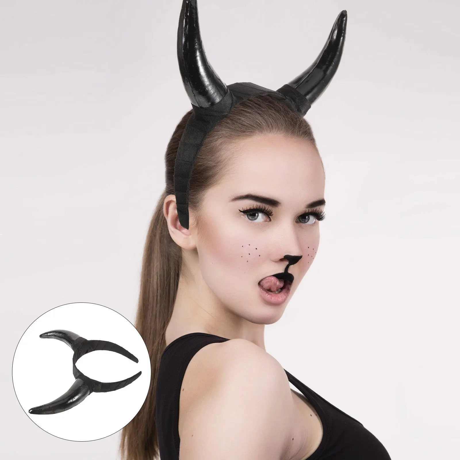 

Antler Headband Hair Accessories OX Horn Bands Party Supplies Headdress Creative Hoops