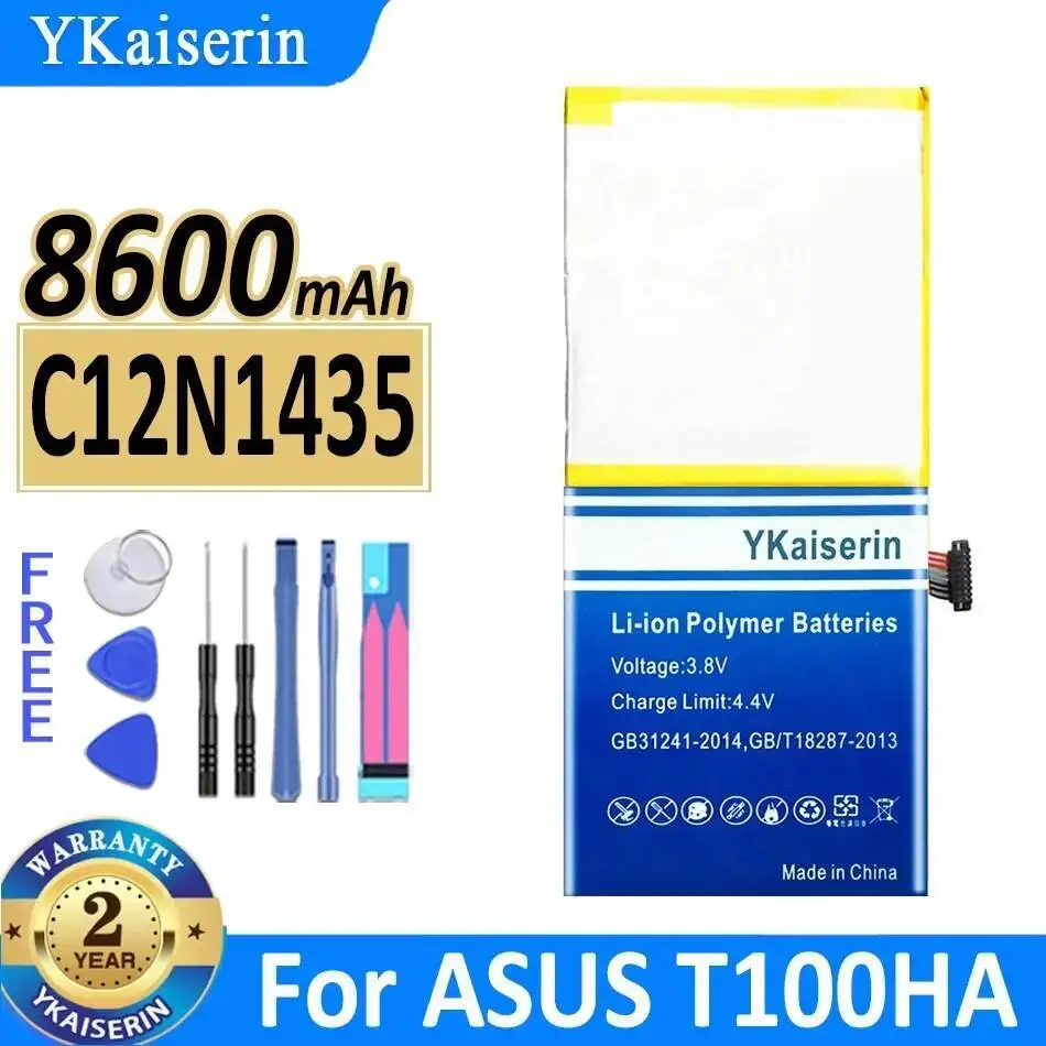 

Долговечная высокая совместимость для Asus T100HA T100HA-FU006T T100HA-C4-LB T100HA-FU040T 8600 мАч аккумулятор для ноутбука C12N1435