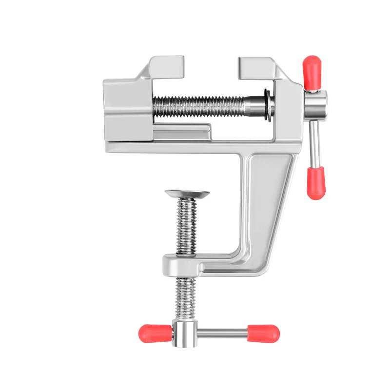 Mini Torno Multifuncional para Bancada Miniatura de Alumínio Joalheiros Pequenos Grampo Hobby na Mesa Alicata Plana 3.5 mm