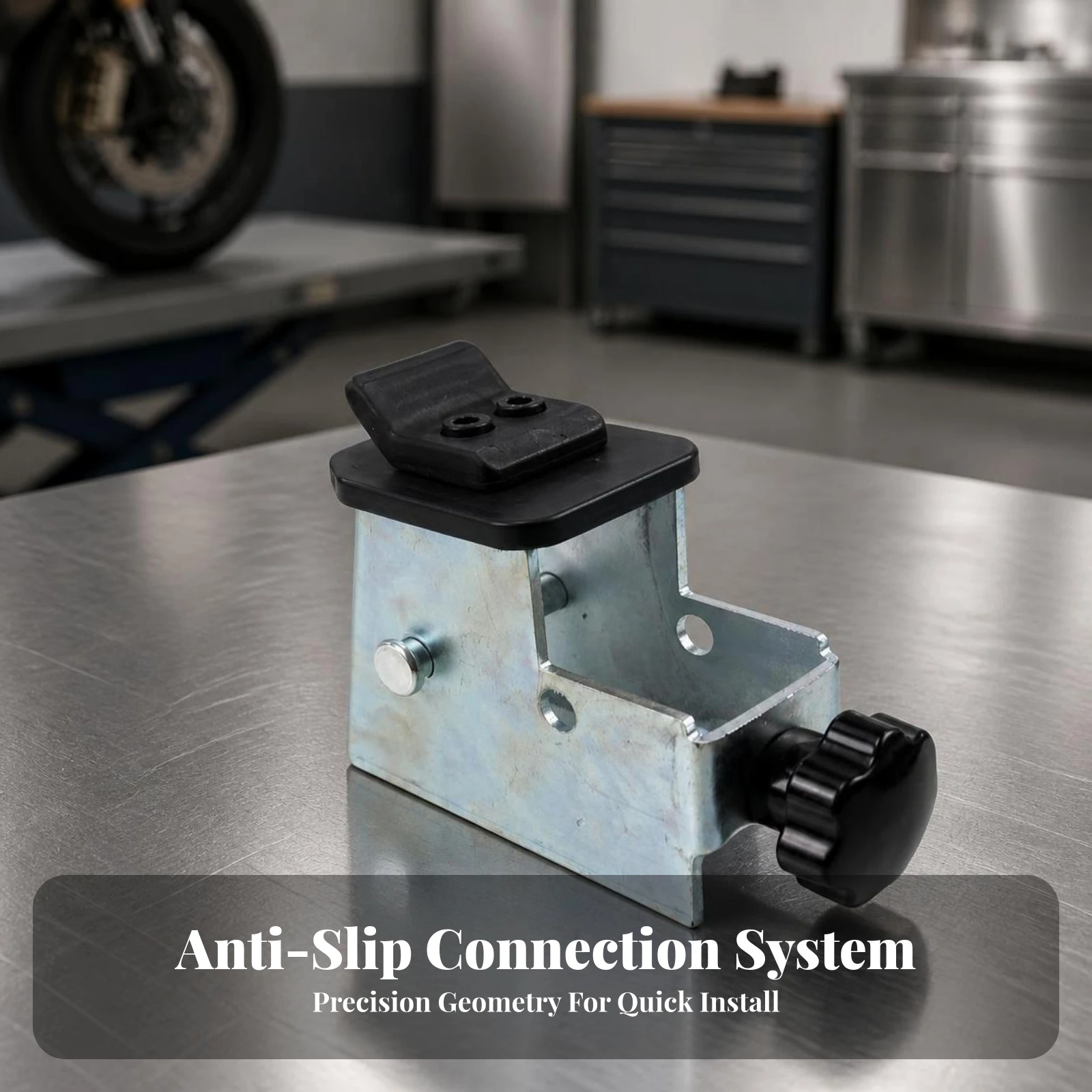Tire Changer Clamp Attachment Rugged Motorcycle Tire Changer Clamp Long-Lasting Anti-Slip for Mechanics, Repair Shops