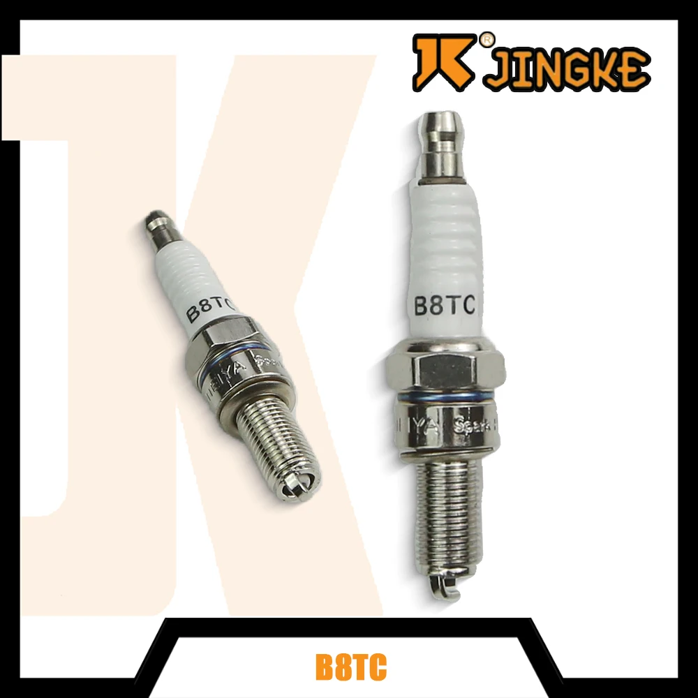 1 Pezzo Elettrodo Candela D8TC Sostituisce NGK D8EA per ATV, Moto, Scooter, Dirt Bike, Go Kart 4 Tempi da 125cc, 150cc, 200cc, 250cc