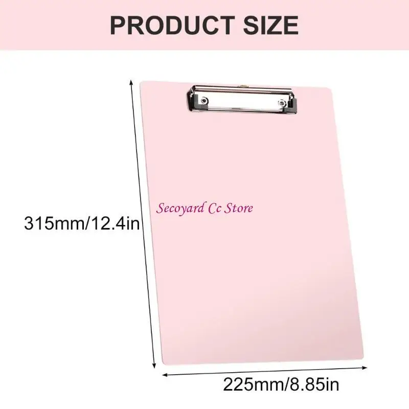 N3UC คลิปบอร์ดเอกสารจัดระเบียบน้ำหนักเบา 12x8.8inch