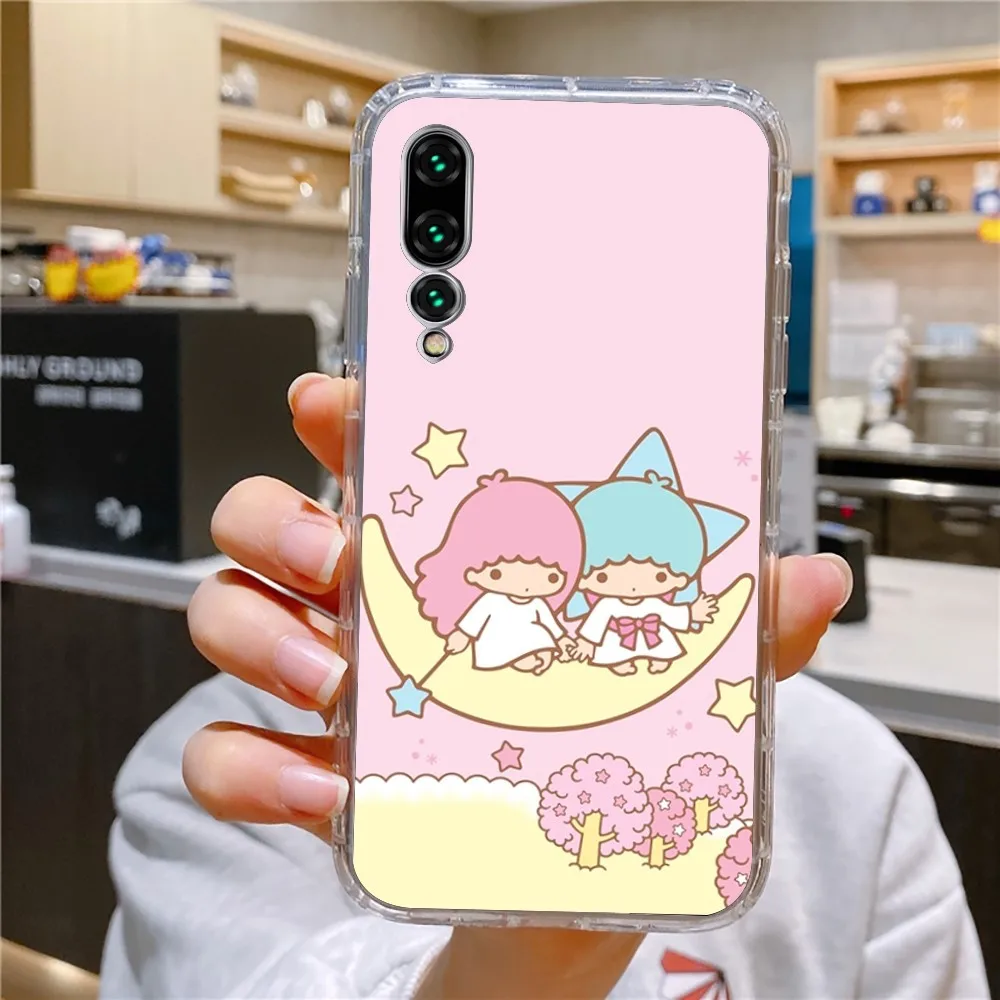 Cute cartoon Little T-Twin S-Stars Phone Case For Xiaomi 11 Redmi Note 11 8T 9A 9 10T Note8Pro Note9 12SUltra Transparent Case