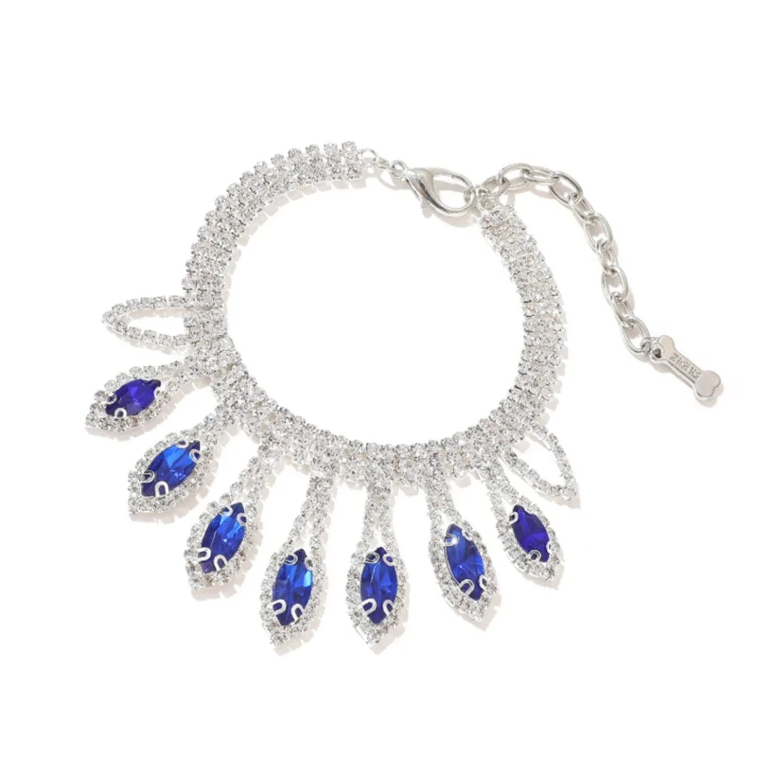 

Luxury Adjustable Decor Dog Collar Jewelry: Stunning Wedding Necklace for Small Puppy, Kitten, and Other Animals