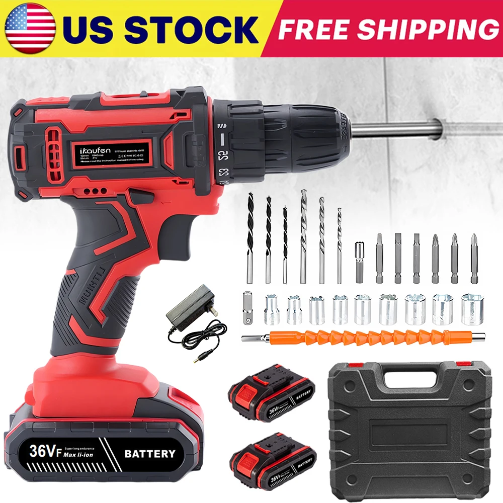 High quality lithium-ion rechargeable battery electric tool hand drill