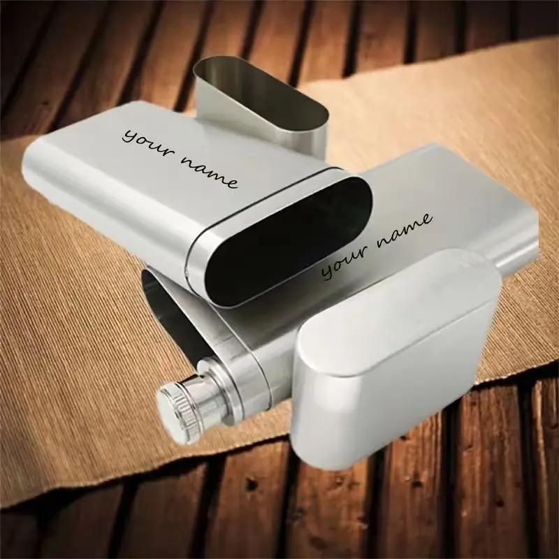 

Stainless Steel Portable Cigar Case with Handle - Custom Engraved Content, Durable and Easy-To-Carry Storage Box for Cigars and Cigar Accessories, Suitable for Travel and Outdoor Use, Travel Accessory Box | Safety Closure Box, Cigar