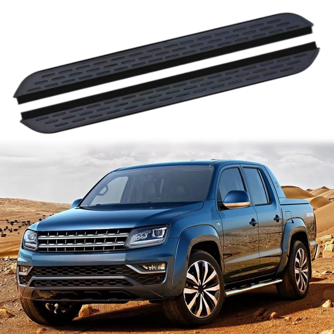 

2PCS Aluminium Fixed Door Side Step Running Board Nerf Bar Pedal Step Bars Protector Fits for Volkswagen VW Amarok 2011-2021