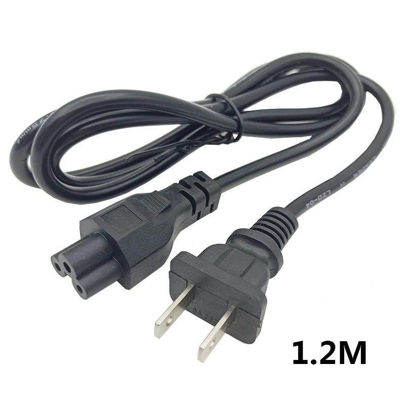 US Plug to IEC C5 Power Cable Brazil Canada C5 Lead Wire Code Line Extension Cord Japan C5 Cable Power Cord Japan 3-hole Cable