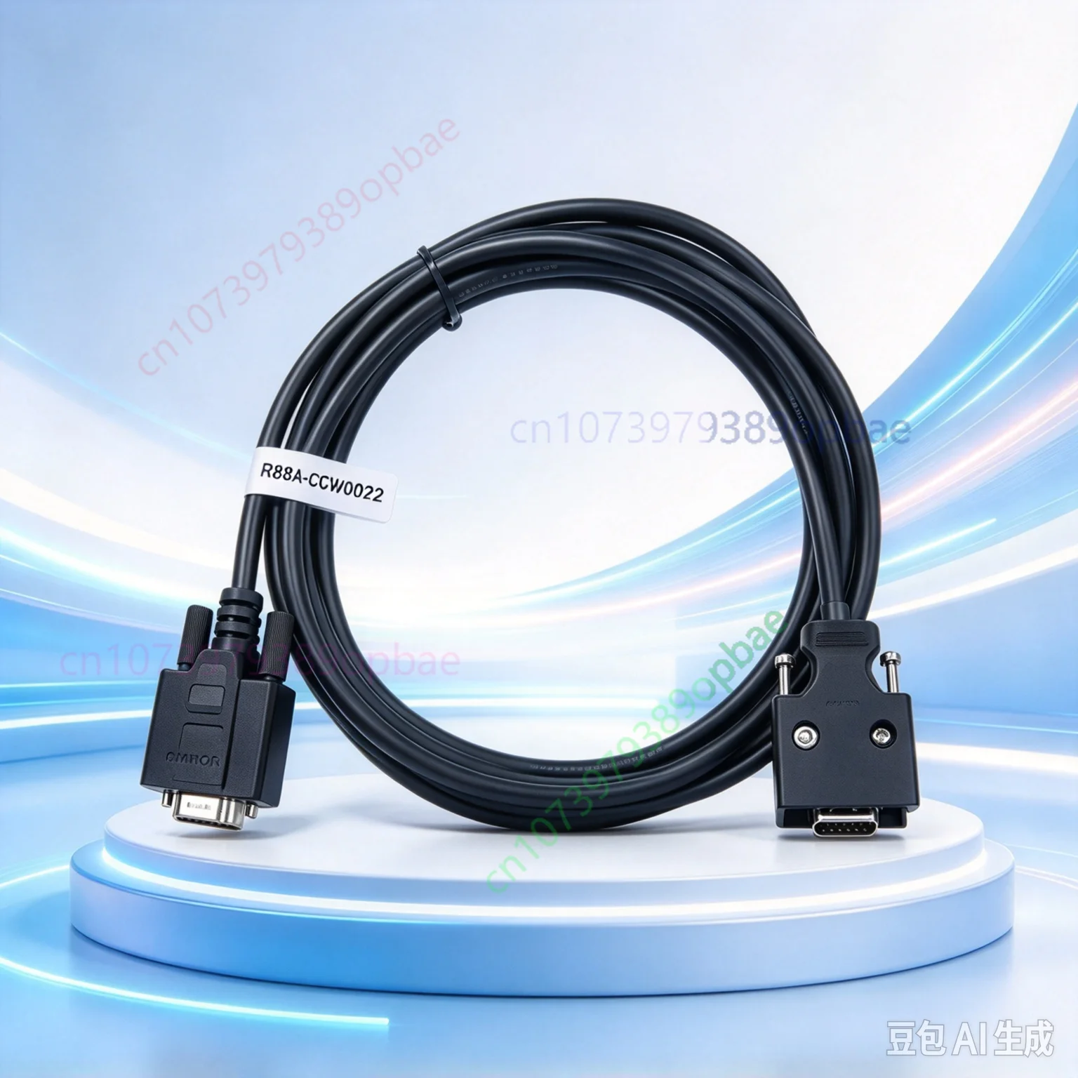 Replacement For Omron OMNUC-W R88A-CCW002P2 RS232 Servo Programming Cable 2M