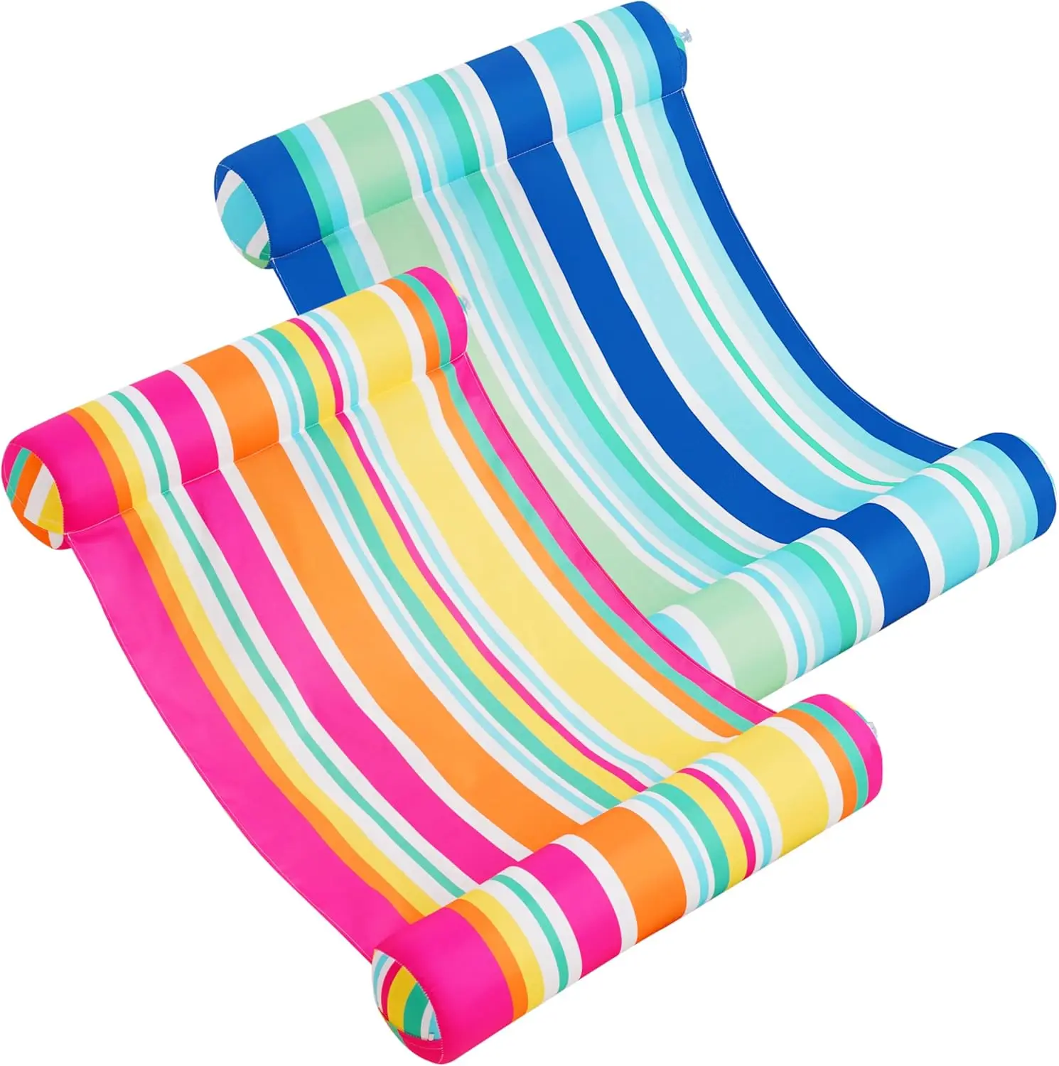 

Inflatable Pool Float Hammock, Multi Purpose Swimming Raft, Water Lounges, Pool Accessories (Saddle, Lounge Chair, Hammock, D