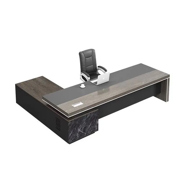 Simple Modern Office Single Manager Supervisor Desk Large Class President Desk
