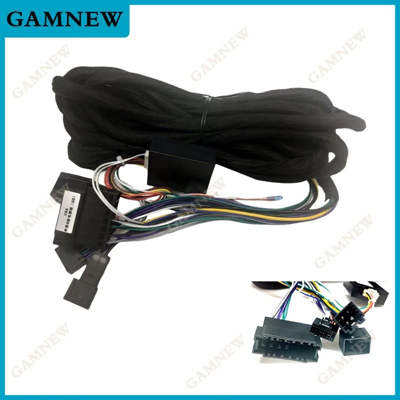 Car Android 16PIN Power Wiring Harness Cable With Canbus For Mercedes-Benz 2006-2013 S-Class Fifth generation W221