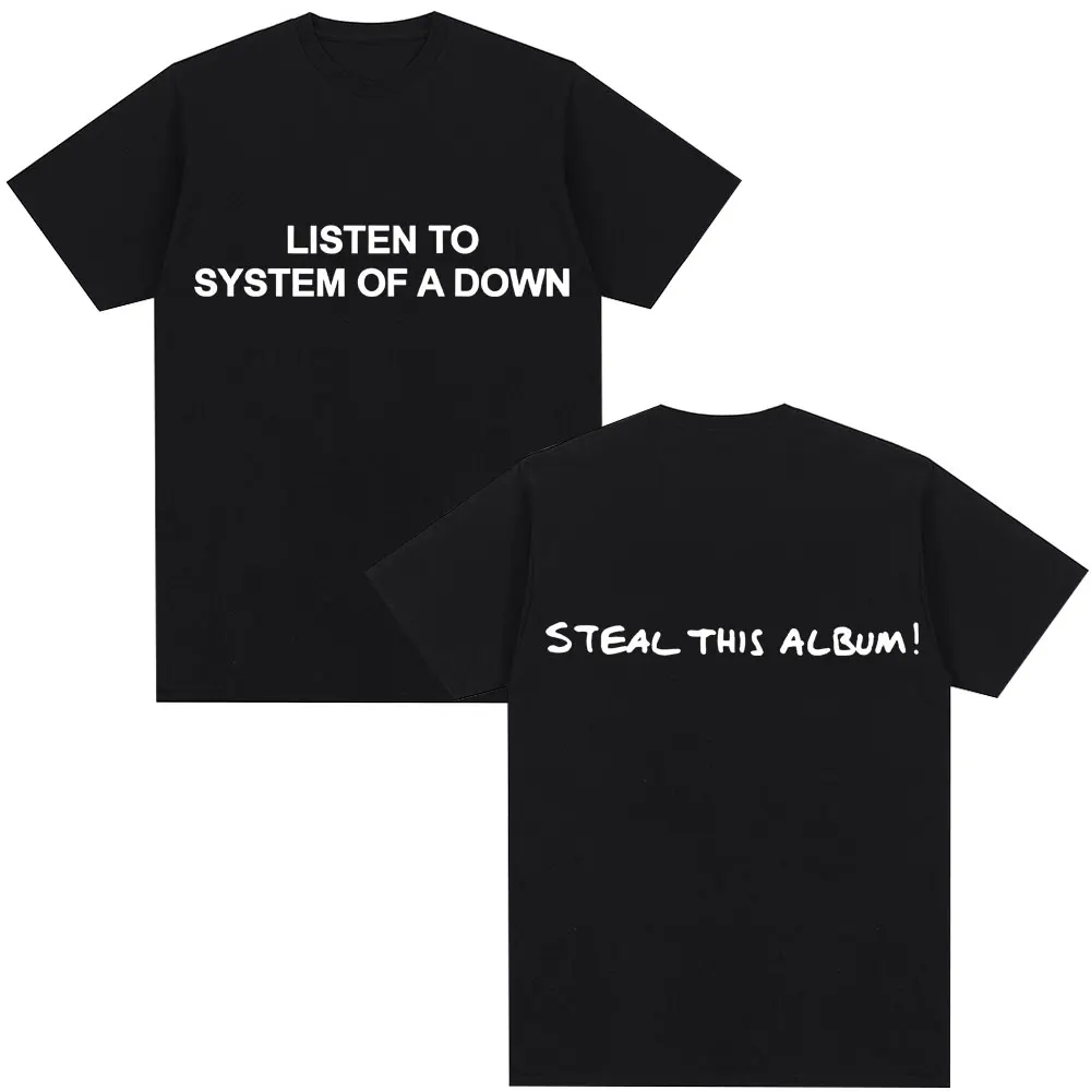 

Футболка унисекс System of A Down Steal This Album, в стиле панк, готика, металл, винтаж, оверсайз, из мягкого хлопка