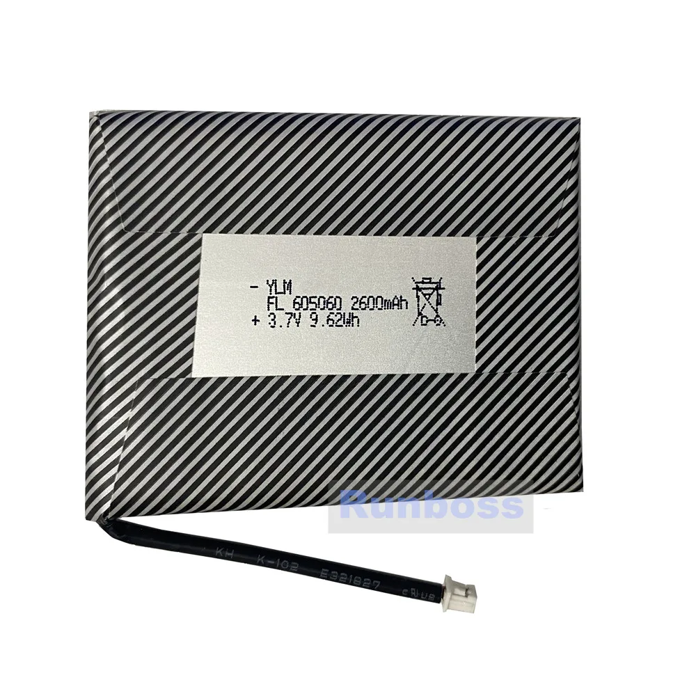 3.7v 2600mah 605060 Lithium Polymer Battery For Anbernic RG35XX Handheld Game Console Pda Digital Products
