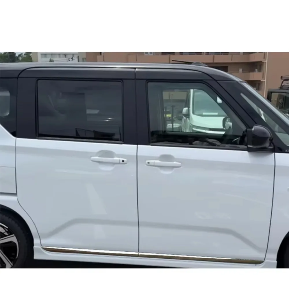 

Car Accessories For Daihatsu Move LA850 2025 2026 2027 Stainless Steel Chrome Body Kit Side Door Car Body Molding Cover Trim