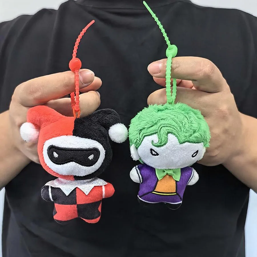 9cm Batman Superman Plush Keychain DC Justice League 9cm Harley Quinn Joker Cute Cartoon Movie Dolls Creative Christmas Gifts - view 4