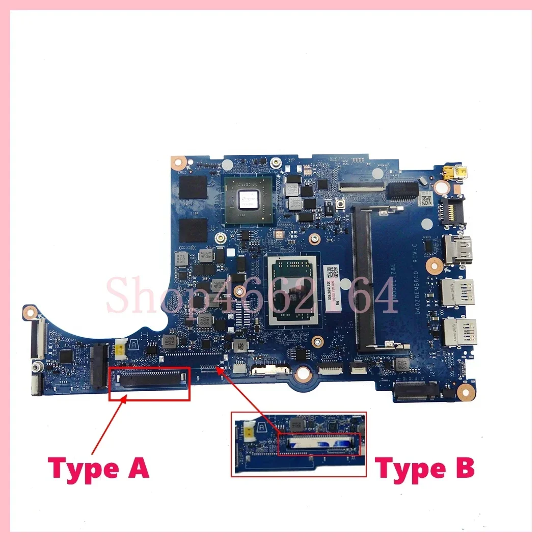 DA0Z8EMB8C0  AN3050U R3-3250U R5-3500U CPU 0GB/4GB-RAM V2G GPU Mainboard For ACER Aspire A314-22 A315-23 Laptop Motherboard