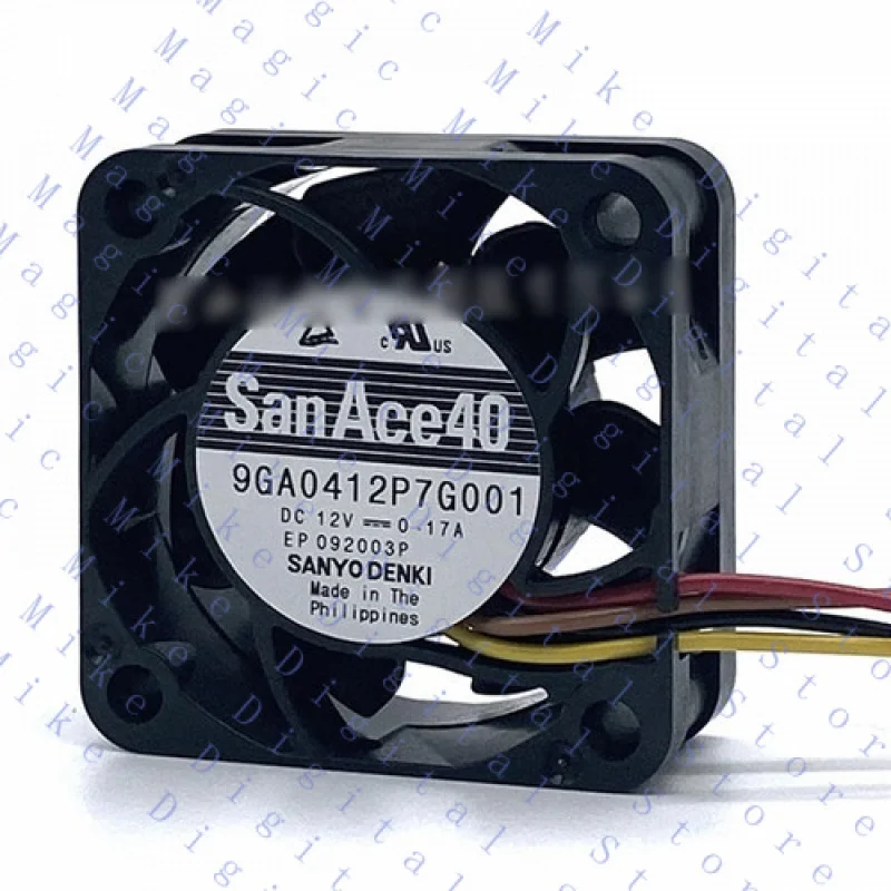 H  One For SANYO New 9GA0412P7G001 DC12V 0.17A 4pin cooling fan