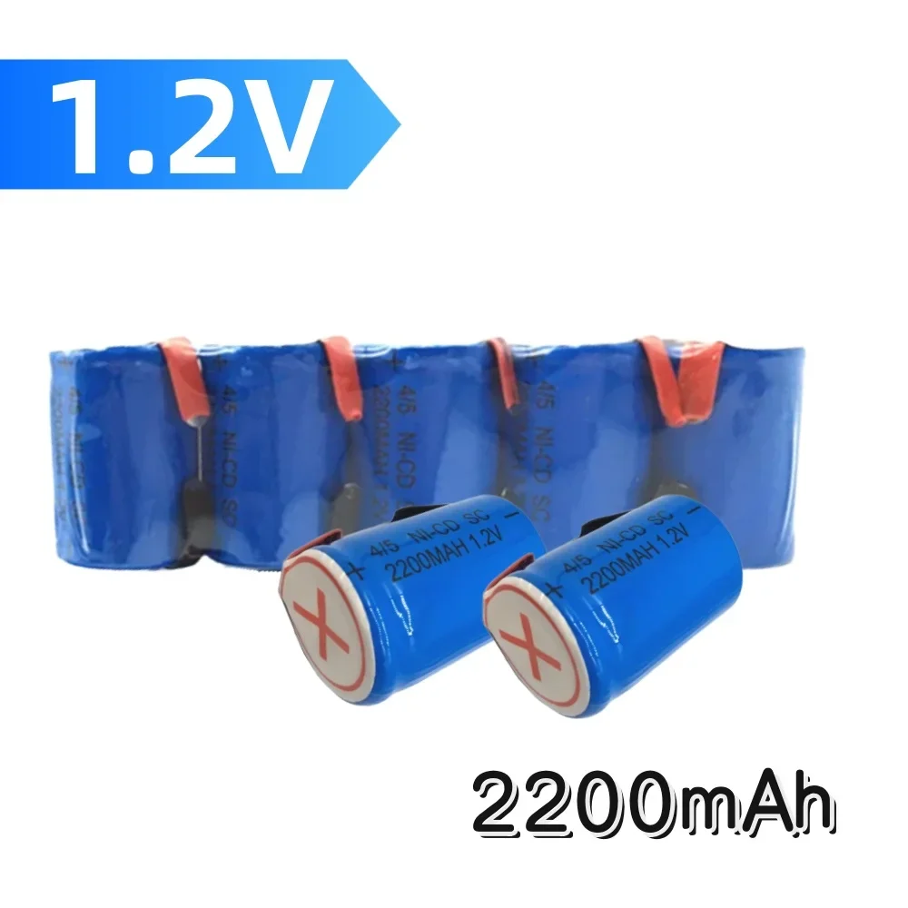 Nowy 100% oryginalny 2-40pcs 4/5 SubC Sub C 1.2V 2800mAh ni-mh akumulator niebieska komórka z zakładką