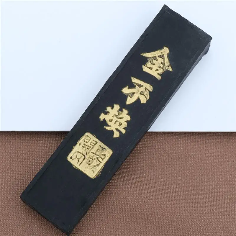 Chinesische Kalligraphie Tinte Stein Handgemachte Tinte Block Tinte Stick für Chinesische Japanische Kalligraphie und Malerei (Schwarz)