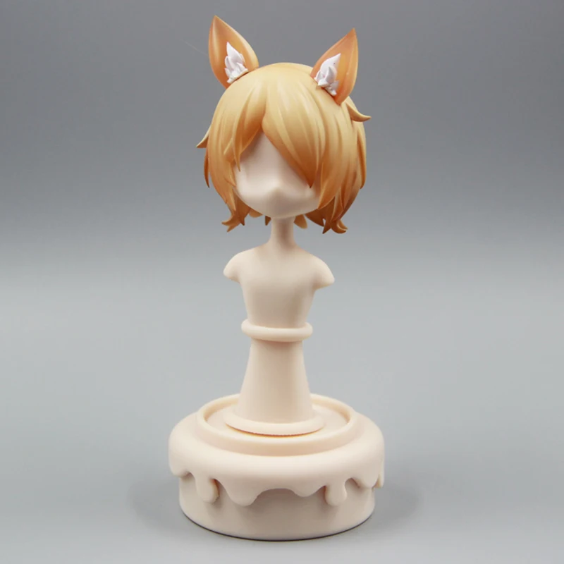

Arknights Młynar Handmade OB11 OB22 GSC Hair Shell Detachable Hair Wig Faceplates BJD Doll Accessories Game Anime Figure Kids G