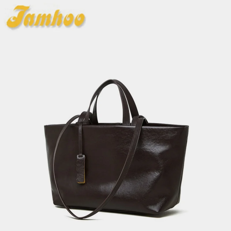 

Jamhoo Luxury Woman Shoulder Bag Large Capacity Square Tote Bag Korean Fashionable Handbag Shopping Underarm Bags