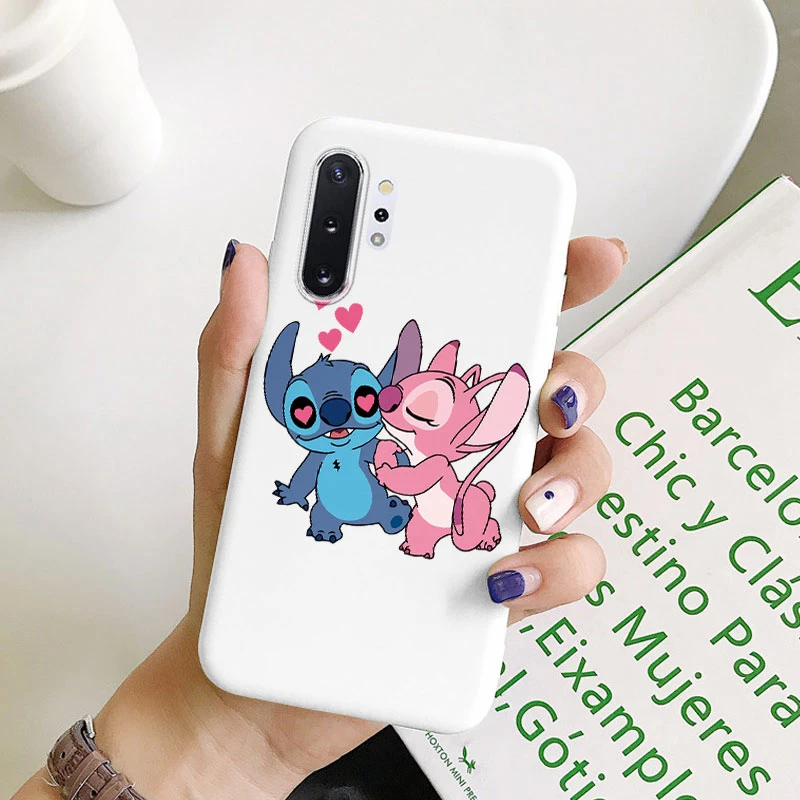 Étui Stitch pour Samsung Galaxy Note 10 Note10 Plus, housse de protection, dessin animé, Silicone souple, Funda pour Samsung Note 10 + sacs