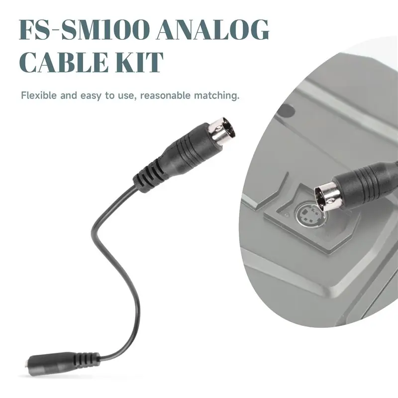 AED7-Plastic RC USB Flight Simulator FMS Cable For FLYSKY FS-SM100 SM100 For FS-I6 I10 I6X FS-T6 FS-CT6B TH9X RC view 5