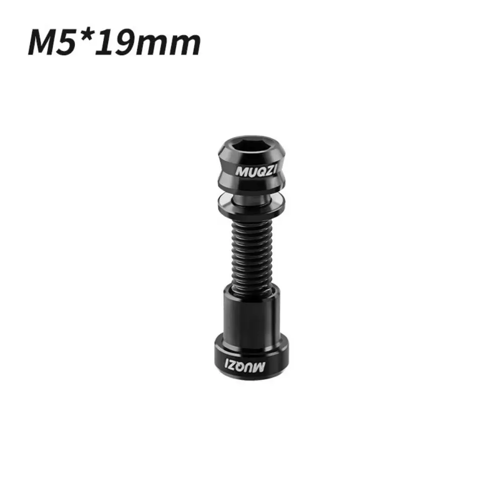 Aluminum Alloy Bicycle Stem Fixing Nut M5*17mm M5x19mm Bike Handlebar Stem Lock Bolt Ti Bolts Fixing Bolts