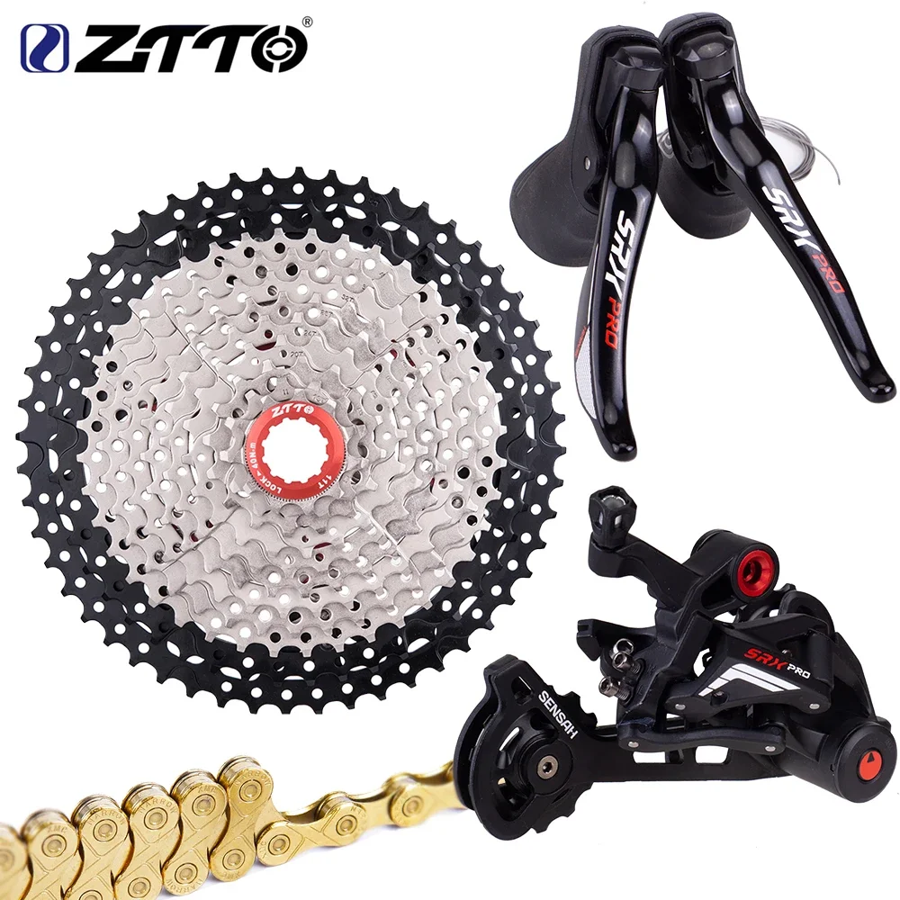 Sensah 11 Speed Gravel Bike Groupset 11-36/40/42/46/50/52T Cassette Shifter Mechanical Brake Rear Derailleur Road Bike Group Set