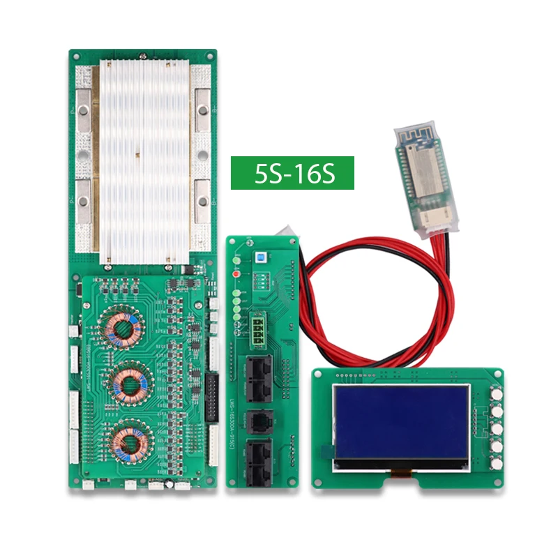16S 48V 200A LiFePO4 BMS – Smart with Active Balancing, Bluetooth & RS485, for Home Energy Storage