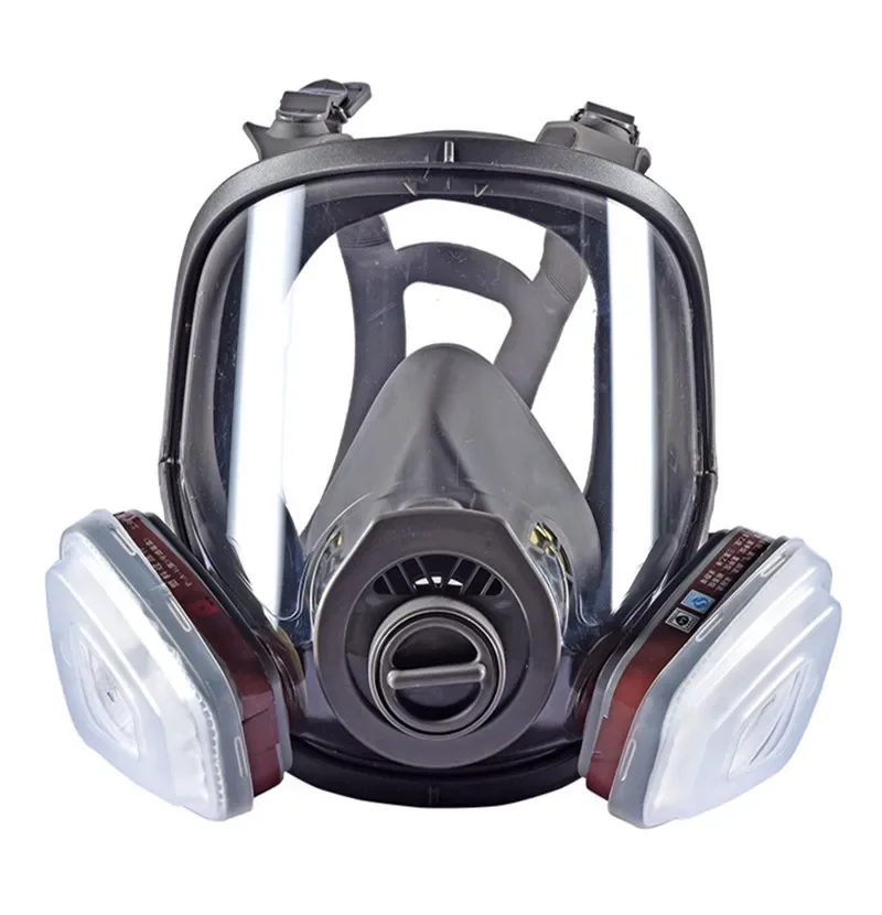 6800 Industrial Double Use Dust Proof Full Face Gas Mask Painting Spraying Chemical Respirator Gas Mask Formaldehyde Protection