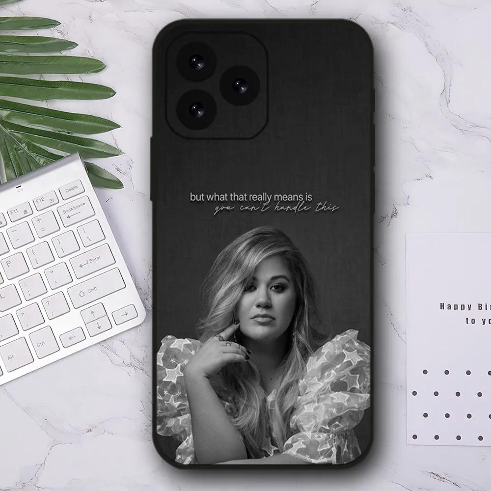 Singer Kelly Clarkson Chemistry Phone Case For iPhone 11 12 13 14 15 Mini Plus Pro Xs Max X S Plus XR Shell