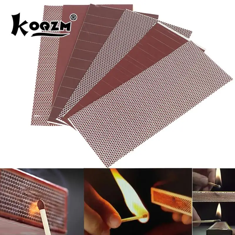 1pcs Matchstick Striker Sticker Adhesive Matches Skin Flame Paper Phosphorus Sheet Match Striker Paper DIY Candle Accessories