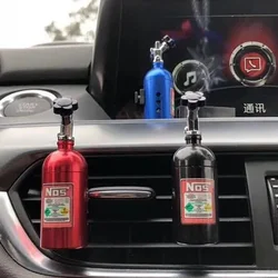NOS Car Air Freshener Blue Billet Aluminium Scent Car Air Vent Perfume Fragrance Refill Freshener Car Accessories Decorate