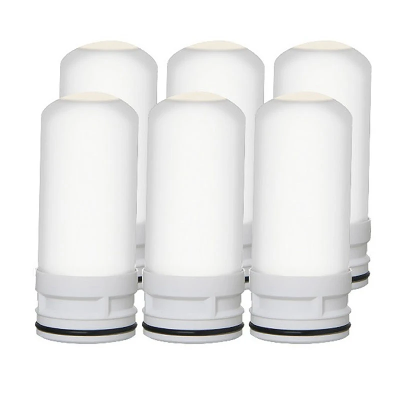 10 PCS Faucet Water Filter Ceramic Parts Accessories Cartridge Remove Practical Durable