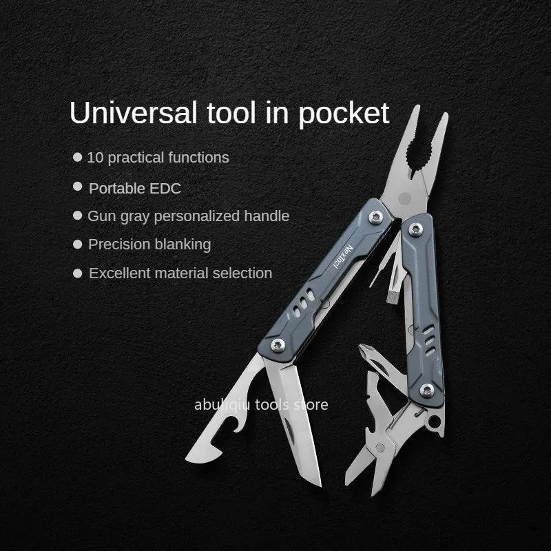 NexTool Mini Sailor Plier 11-in-1 Multi-Function Tools Wire Cutters Retrieve Card Pin Screwdriver Scissors Bottle Opener Knife