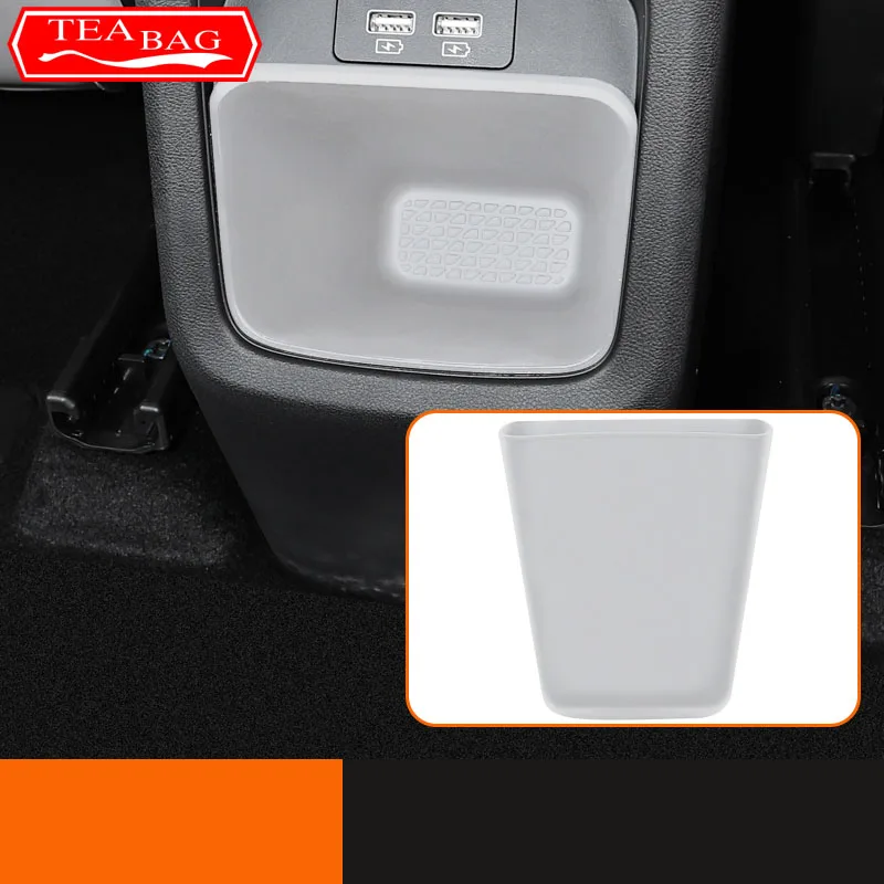 For BYD Yuan Pro Yuan UP EV 2024 Car Styling Rear Storage Box Interior Second Row Armrest Storage Box Auto Modified Accessories