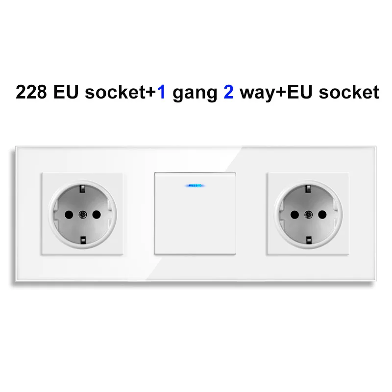 Variant: 228 1 gang 2 socket