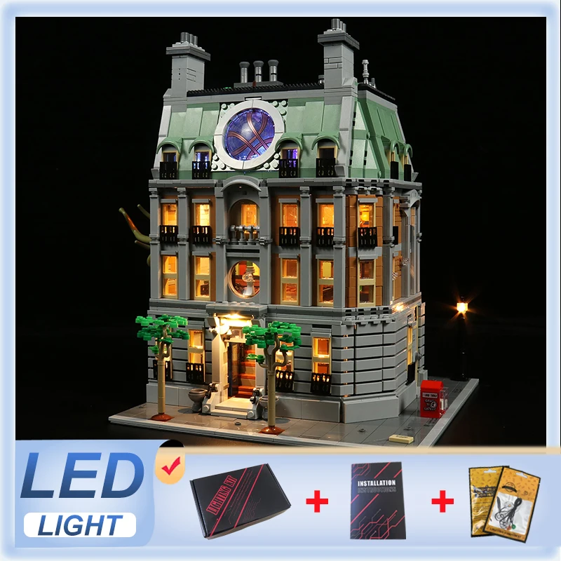 DIY LED Light Kit For LEGO 76218 Doctor Strange Sanctum Sanctorum  (Only LED Light,Without Blocks Model)