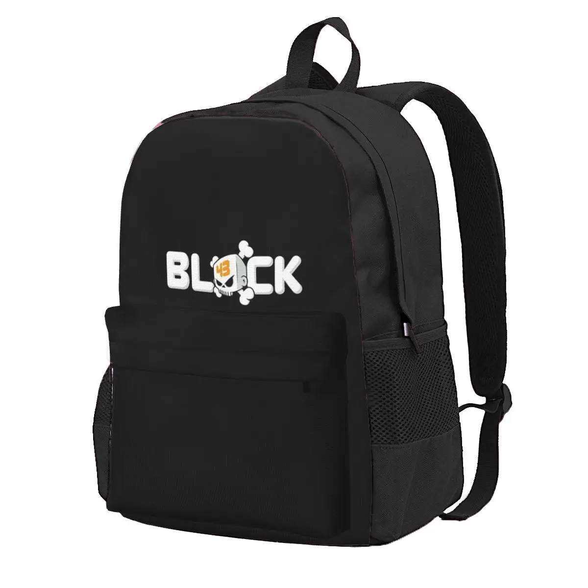 Ken Block Acrylic Skull Student Backpack School Bag Hiking Travel Daypack for Men Women Fashion Bookbag Shoulder Bags
