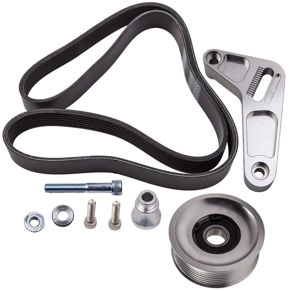 Swap Adjustable Idler Pulley Belt Kit For Honda Civic K20 K24 Engines K20 Heads view 3