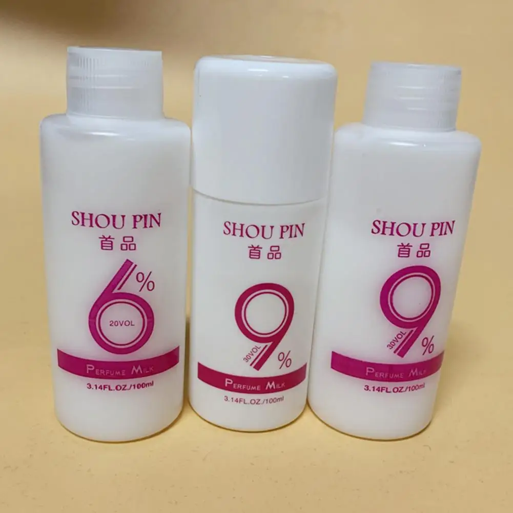 Bleaching Lightweight Hair Whitening Dye Cream Double Oxygen Milk for Salon