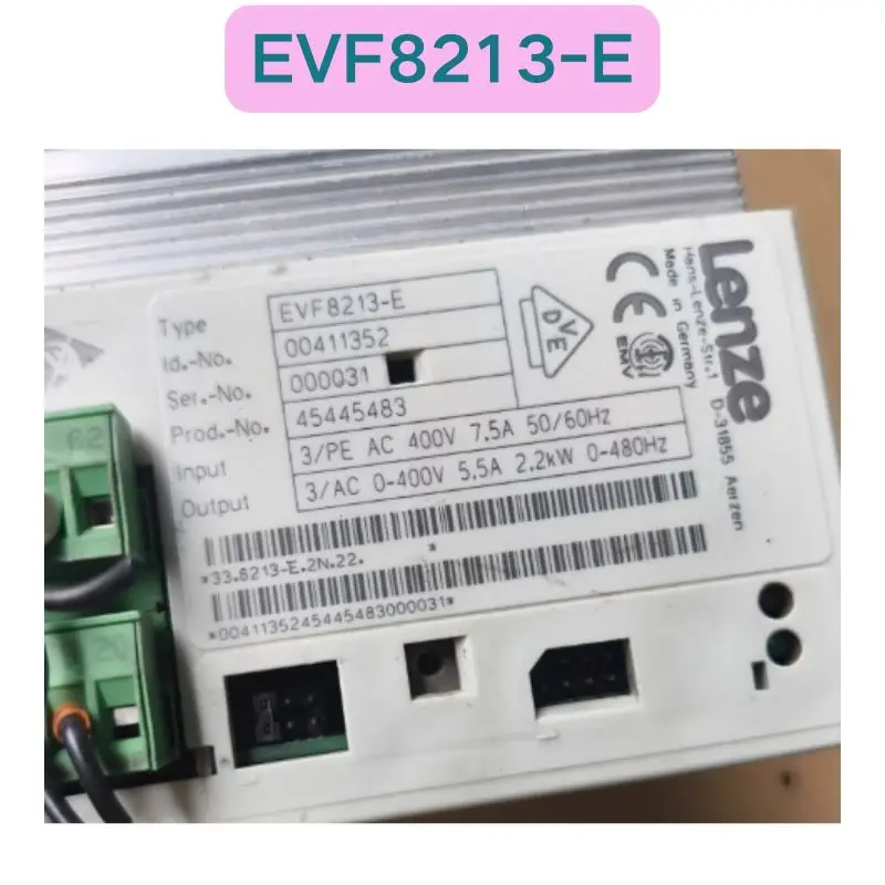 Second-hand EVF8213-E Inverter Functional test OK Fast delivery
