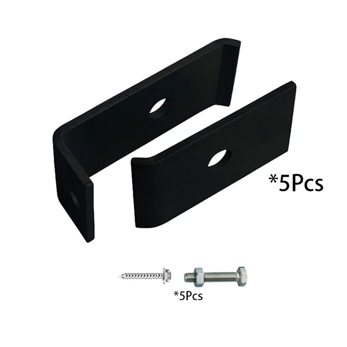 مجموعة تركيب AA25 للحصائر الشبكية، للربط على الجدران أو المشاركات، أعمدة سياج شبكية بقضيب مزدوج، لسياج شبكي بقضيب مزدوج