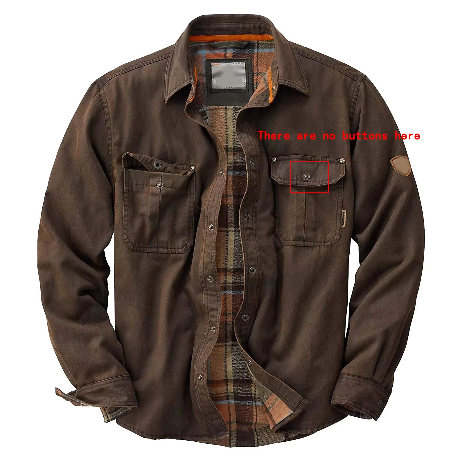 

Motorcycle Style Men's Jacket Heavy Duty Long Sleeved Cotton Jacket Autumn Winter Retro Workwear Jacket Thickened Windproof Jack