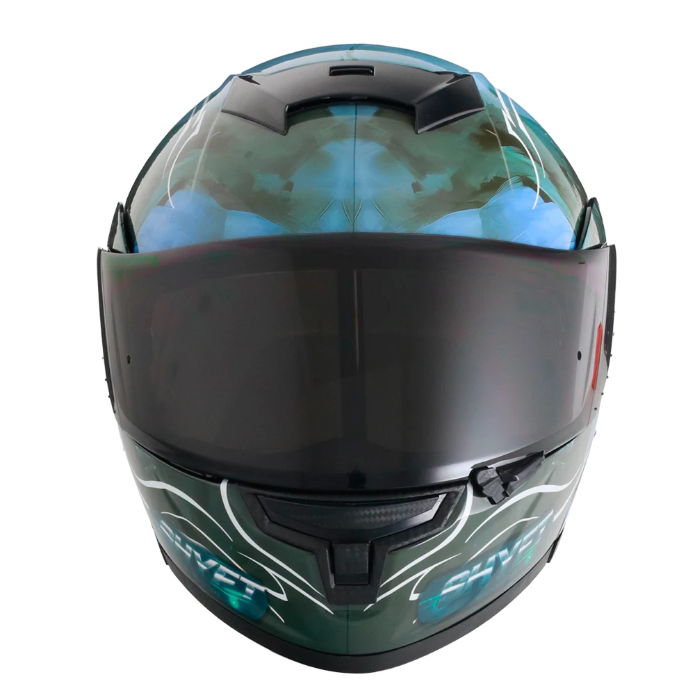 TN 8635J Four Seasons Full Face Motorcycle Helmet Flip up Double Visor Helmet Street Bike Helmet for Adults Men and Women