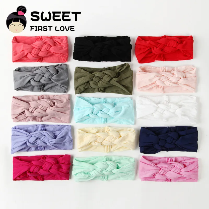 1Pcs Newborn Baby Headband For Girls Elastic Knit Children Headwrap Newborn Girls Headbands kids Turban Baby Hair Accessories